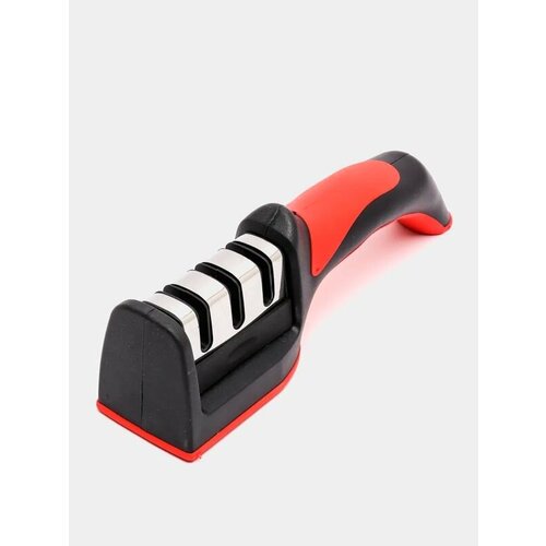 Точилка для ножей Ножеточка с нескользящем основанием Красный Черный BM 228₽