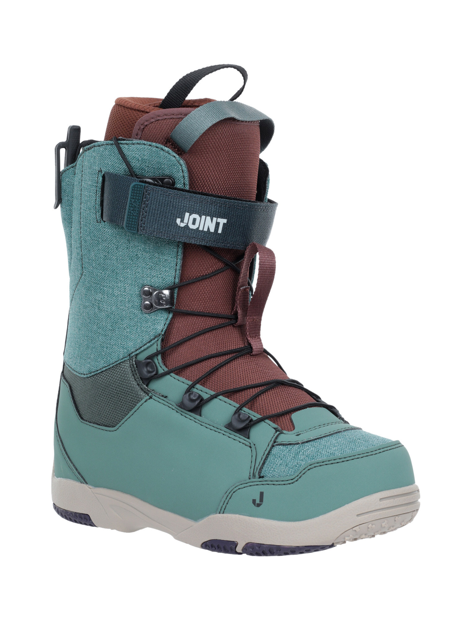 Ботинки для сноуборда Joint At One'S Ease Dark Green/Brown (EUR:38,5)