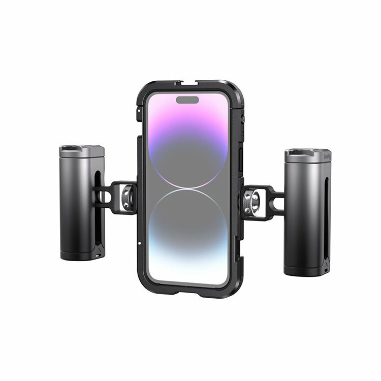 Клетка SmallRig 4078 Dual Handle Kit для iPhone 14 Pro Max — фото 1