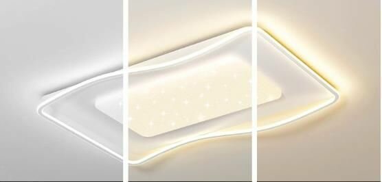 Изображение Светильник для гостиной xiaomi Mijia, потолочный светильник, бесступенчатое затемнение, с дистанционным управлением, 110*70 см