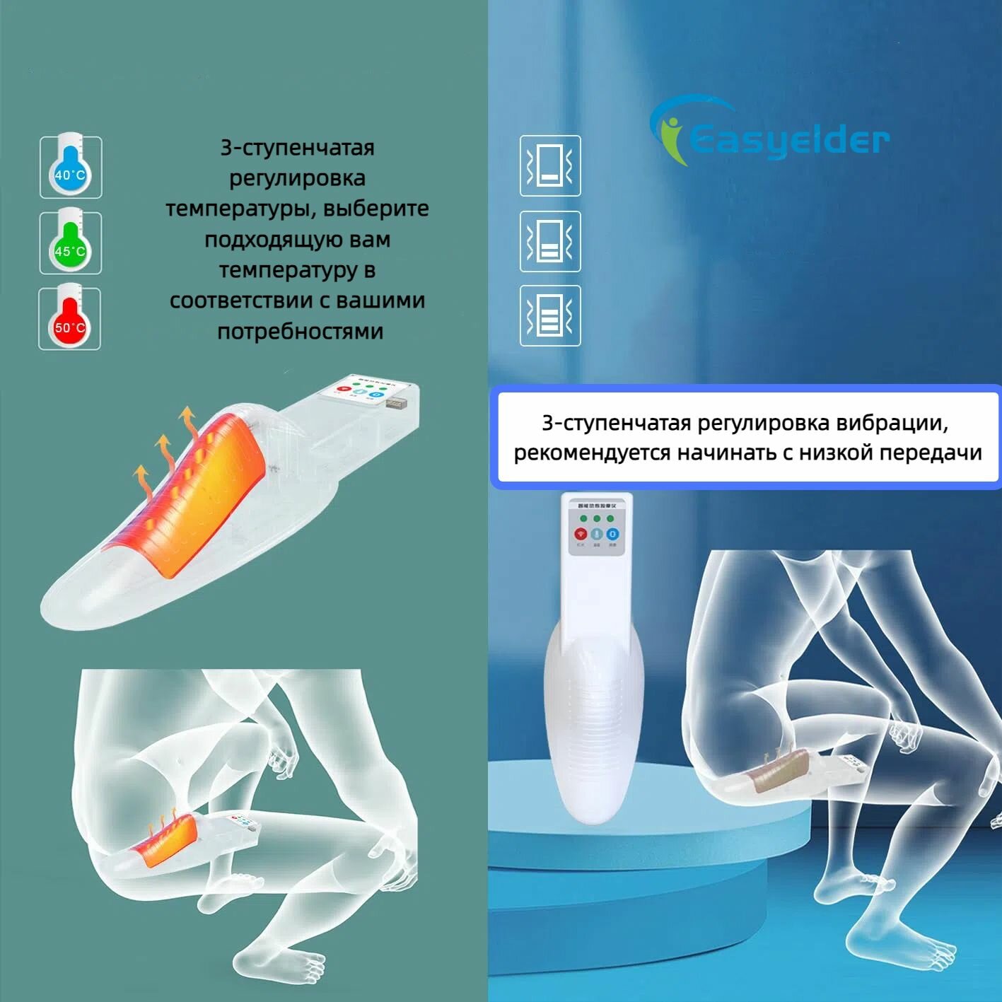 Приборы Для Лечения Предстательной Железы Easyelder Массажер, для предстательной железы, мужской, вибрационный
