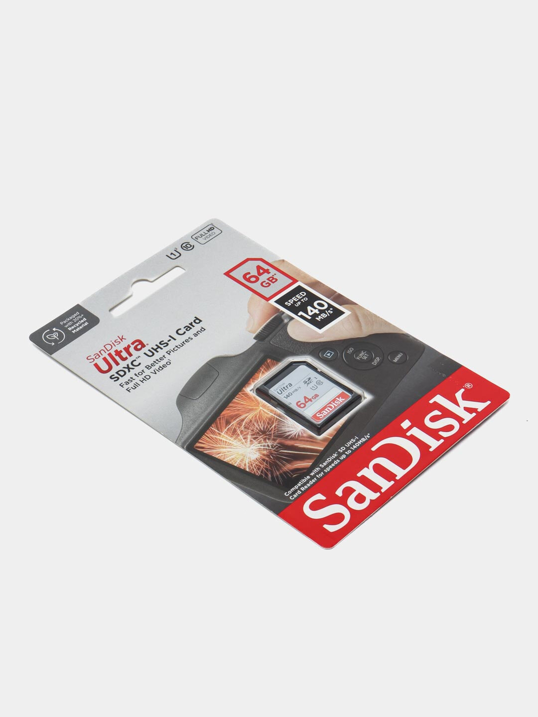 Флешка для камеры SD SanDisk Ultra 64GB Class 10 64 GB — фото 1