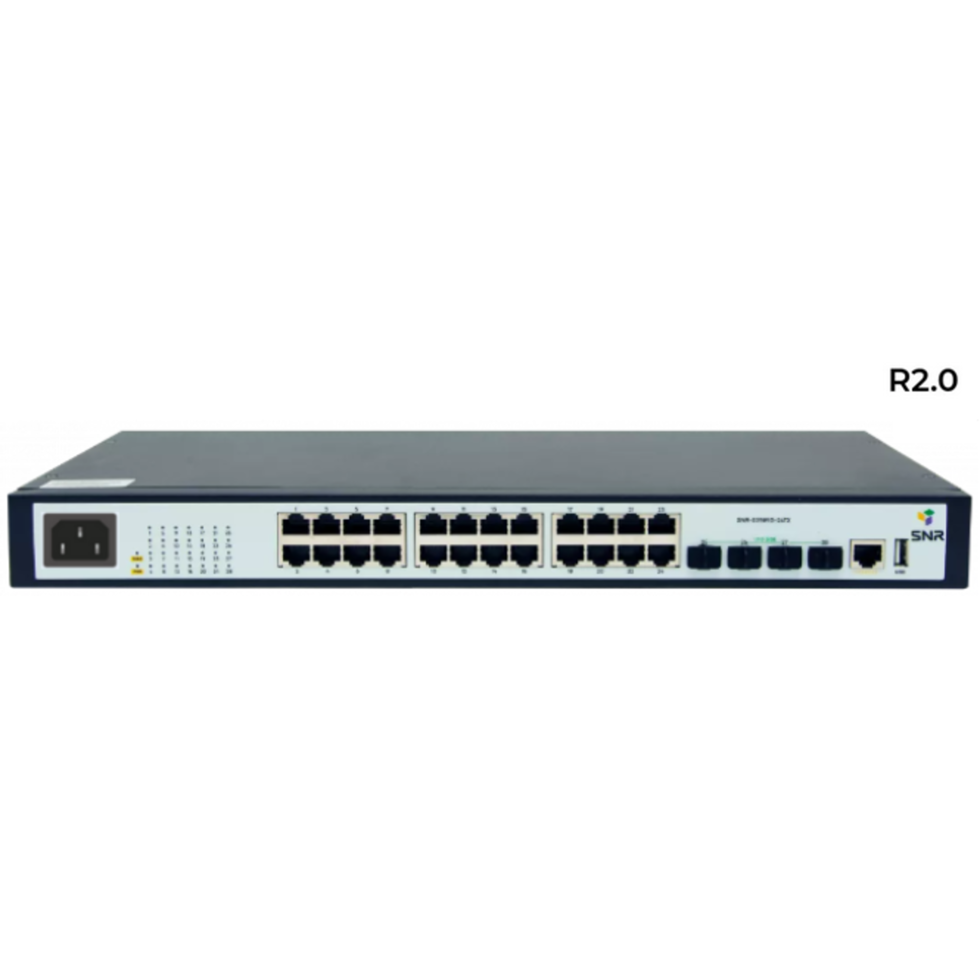 Коммутатор Управляемый коммутатор уровня 2, 24 порта 10/100/1000Base-T, 4 порта 1/10G SFP+ (SNR-S2989G-24TX) - фото №11