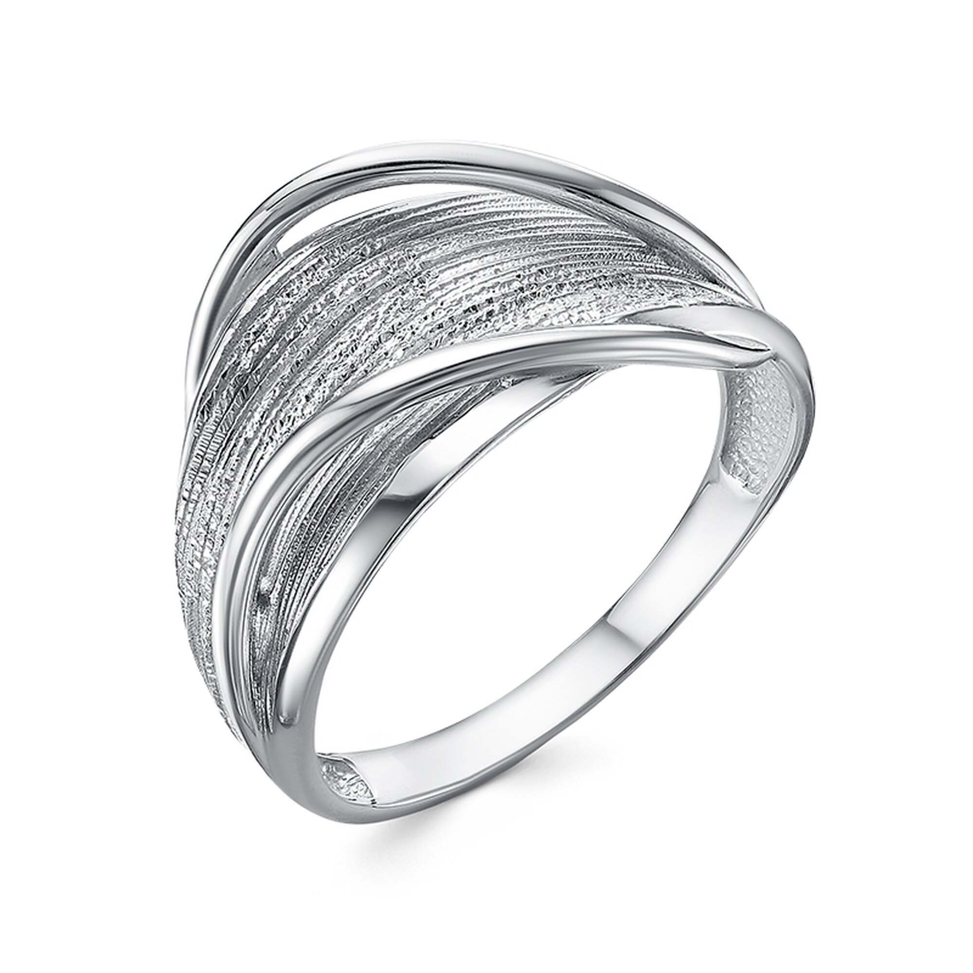 Кольцо Diamant online, серебро, 925 проба, родирование