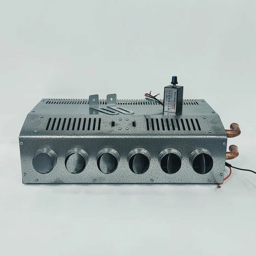 Печка дополнительная с регулятором для салона (6 сопел, 12v) (АРТ: 01.-993+6041)