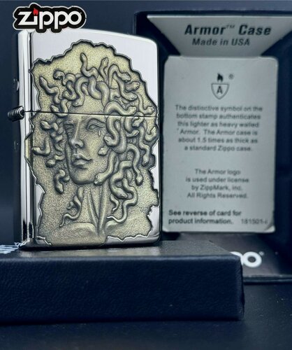 Изображение товара Бензиновая Зажигалка Медуза Zippo: Легендарная Красота