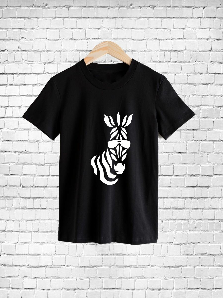 Футболка спортивная, размер XL (50-52), черный