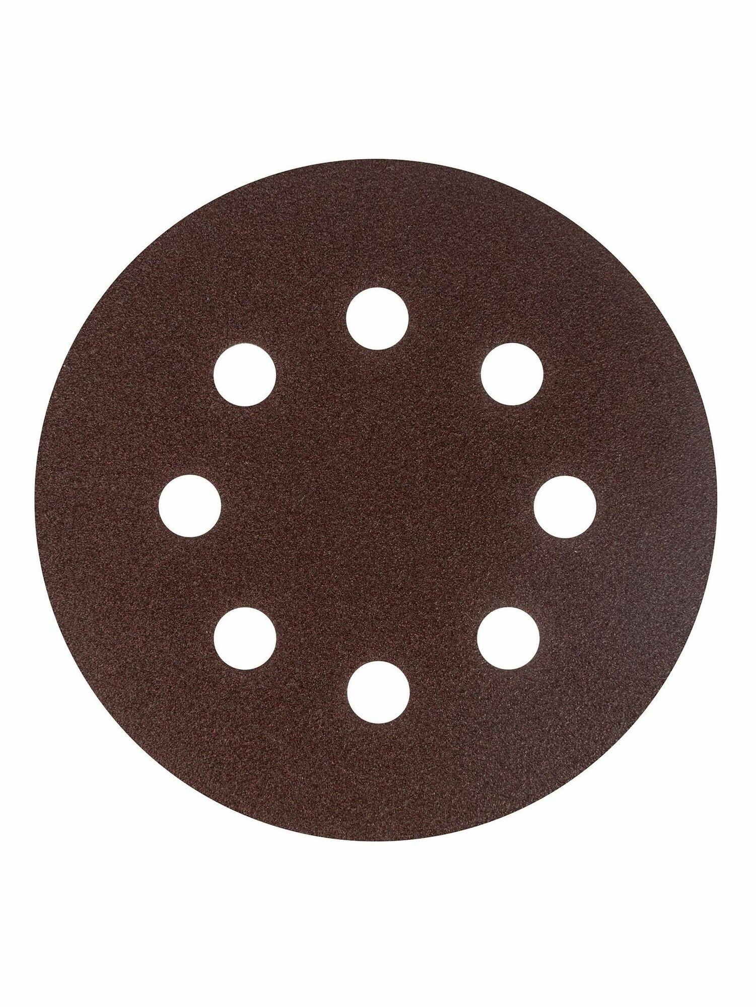 Круг абразивный шлифовальный на ворсовой подложке под липучку перфорированный P 100 125 мм 5 шт Сибртех 738057