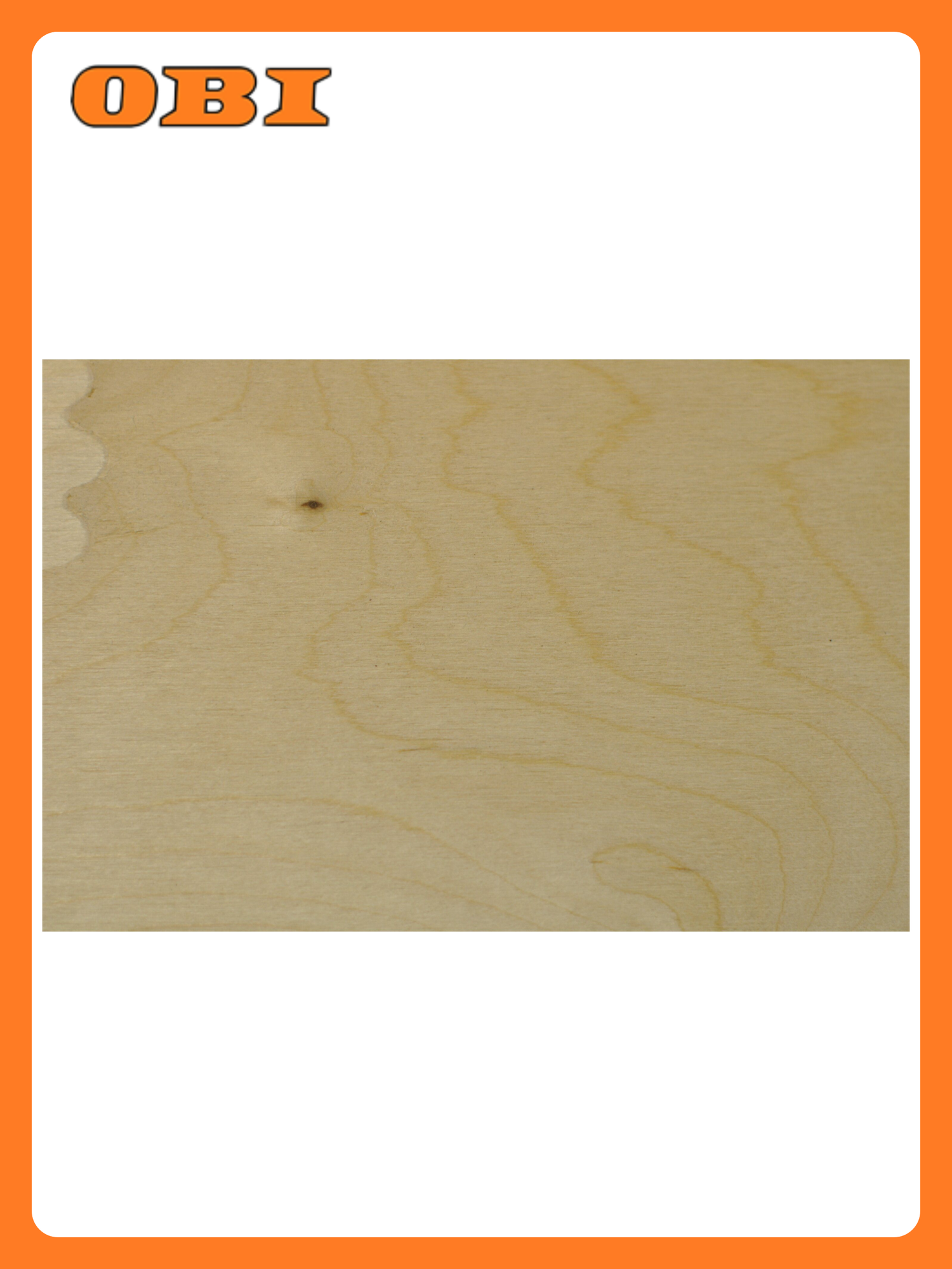 Фанера шлифованная базис ФК береза 2/4 1525х760х10 мм