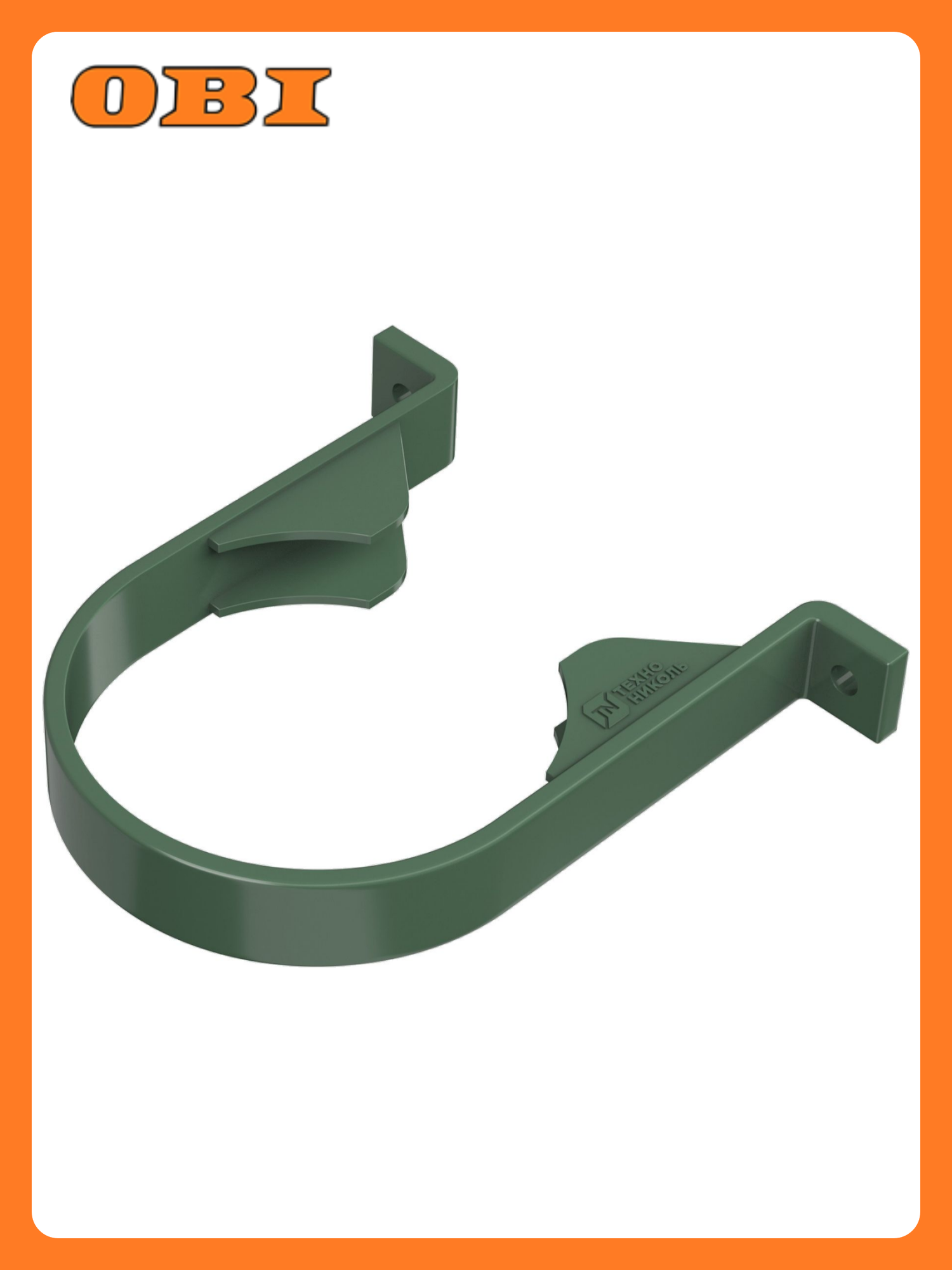 Хомут трубы технониколь Architect зеленый d125/82 мм