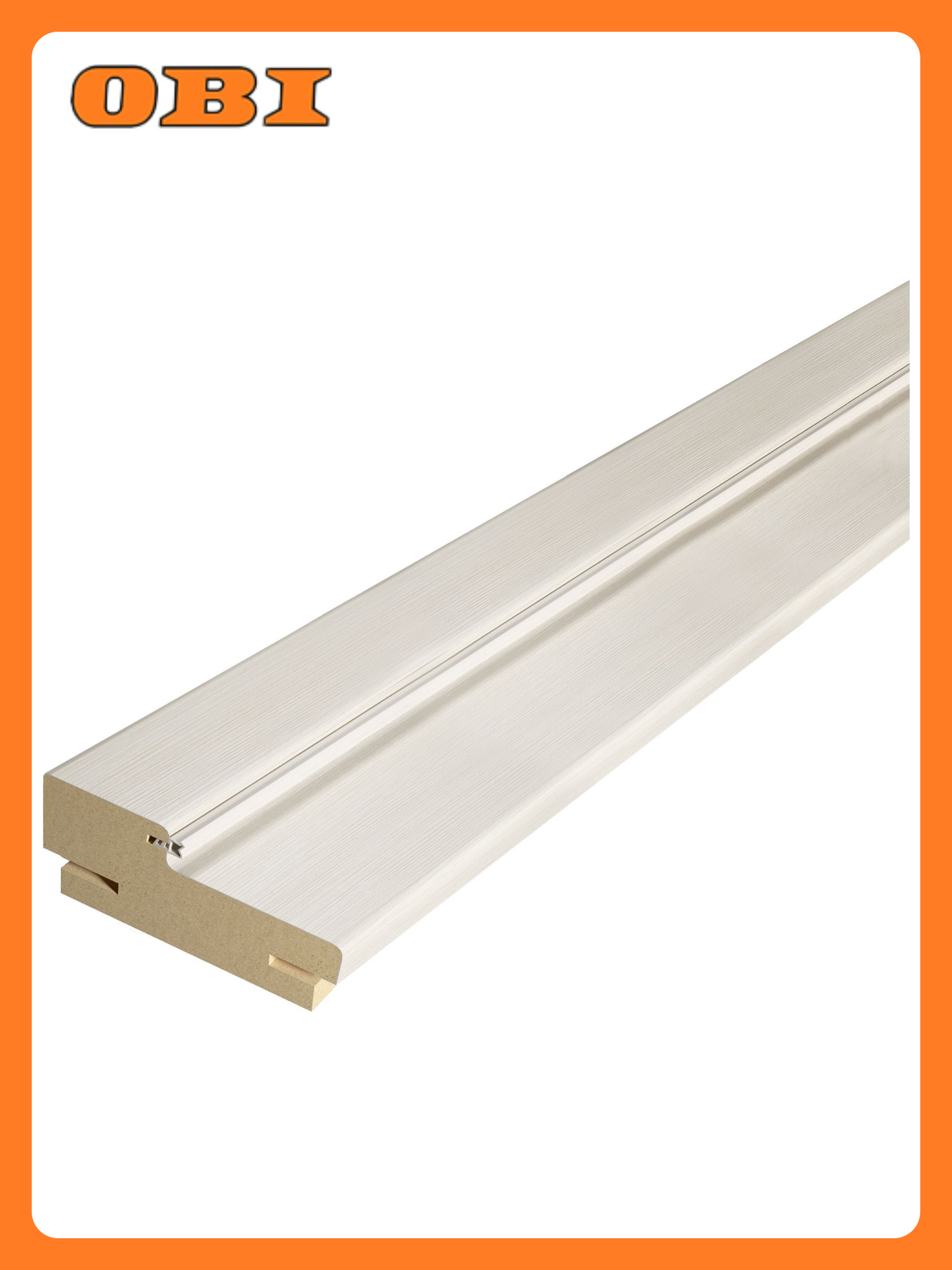 Коробка экошпон 74х28 мм дуб белый