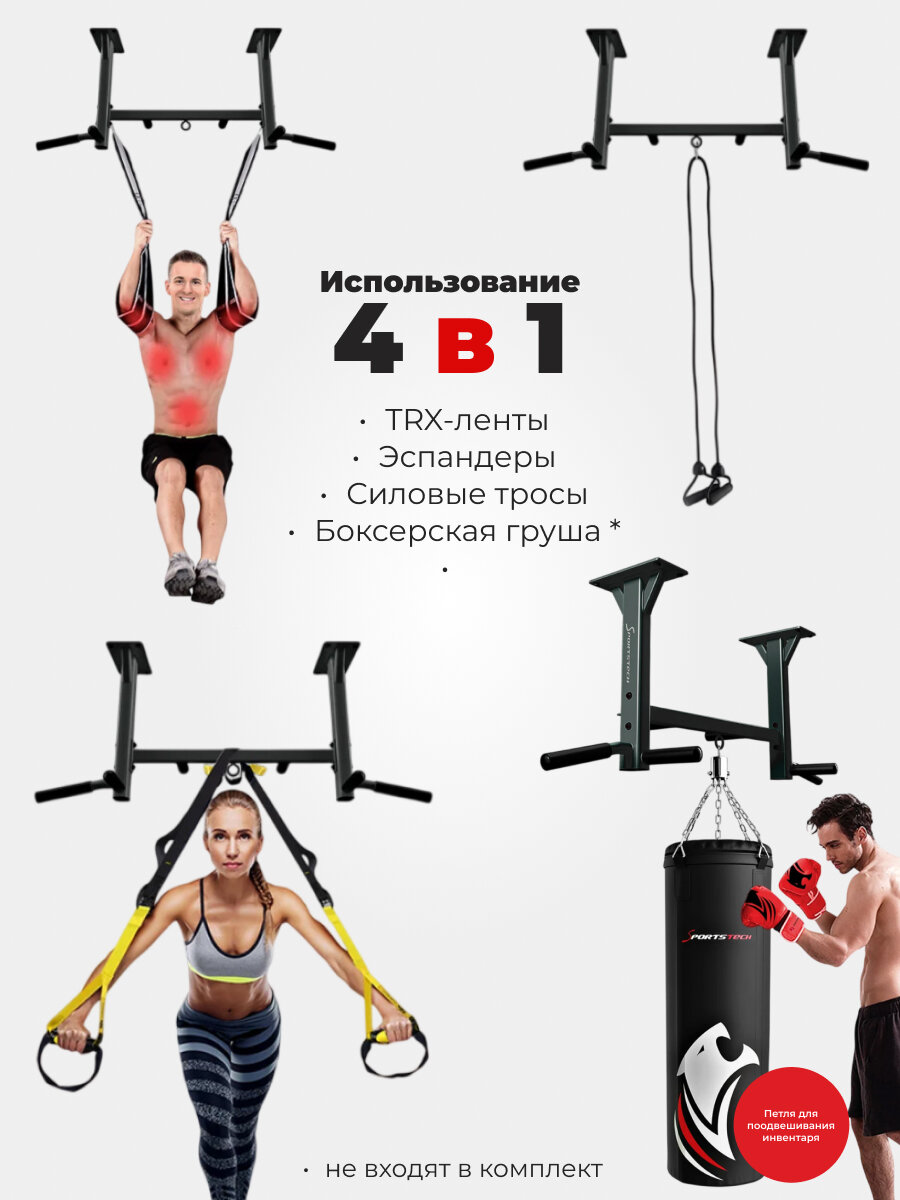 Турник потолочный DFC SPORTSTECH KS400 — фото 1