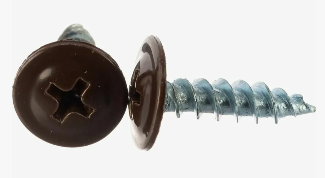 Саморез для тонк. пластин темн. корич. 4,2х16 (200шт) — фото 1