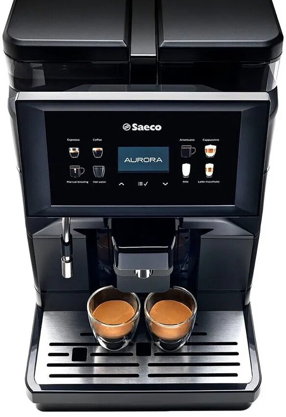 Кофемашина Saeco Aurora M2, автоматическая, 1900 Вт, 8 степеней помола, капучинатор — фото 1