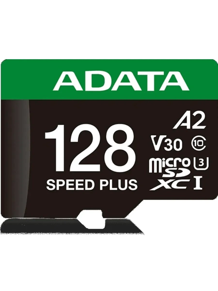 Флеш карта microSDXC 128GB UD128GUI3V30A2SP-RA1 Speed Plus V30 A2 + adapter — фото 1