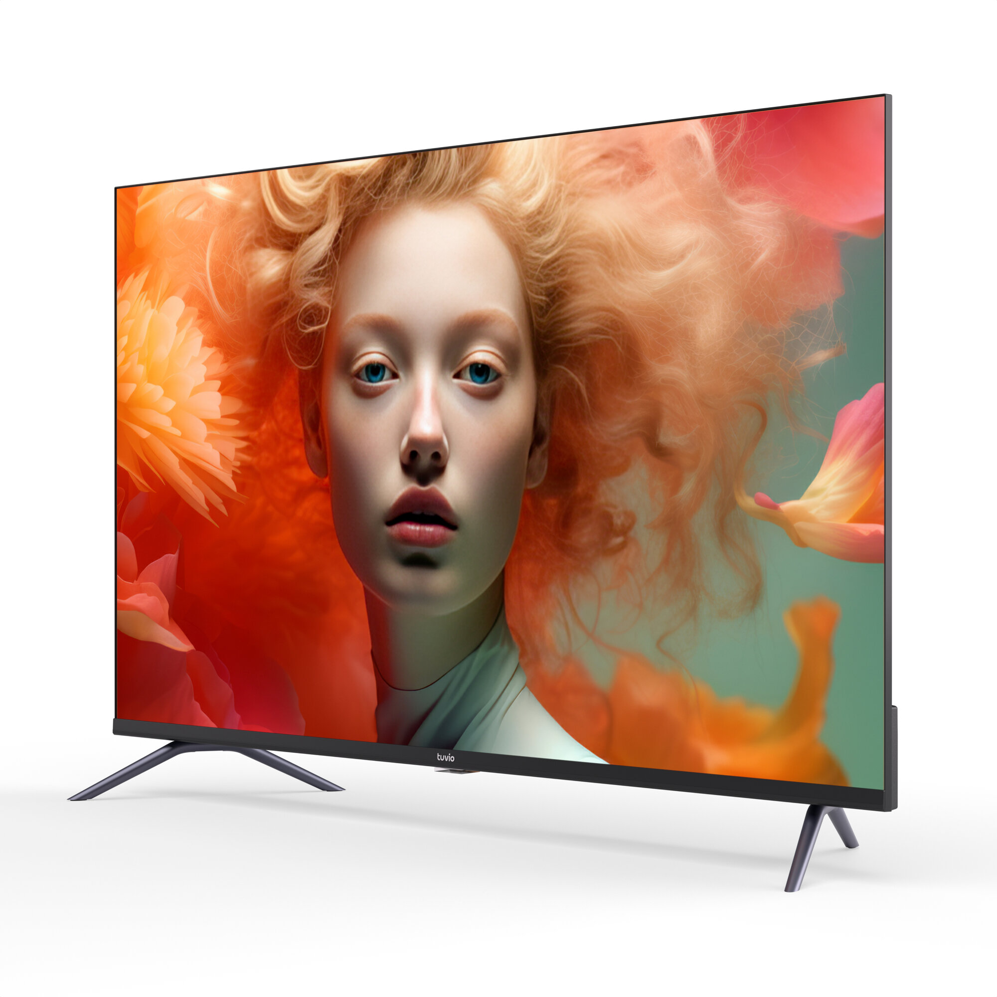 55” Телевизор Tuvio 4K ULTRA HD DLED Frameless на платформе Яндекс.ТВ, TD55UFBHV1, черный