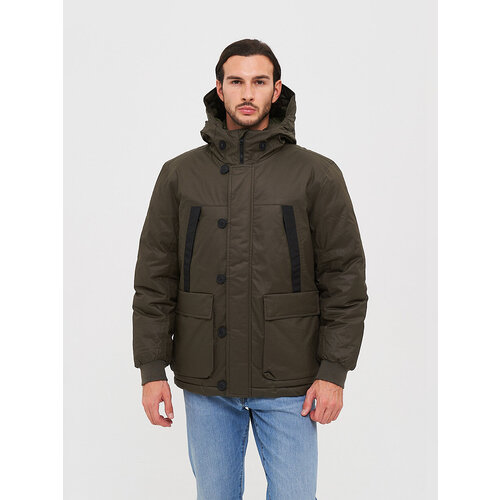 фото Куртка united colors of benetton, размер s, зеленый