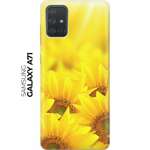 RE: PA Накладка Transparent для Samsung Galaxy A71 с принтом Подсолнухи re pa чехол накладка transparent для samsung galaxy a71 с 3d принтом infuriate