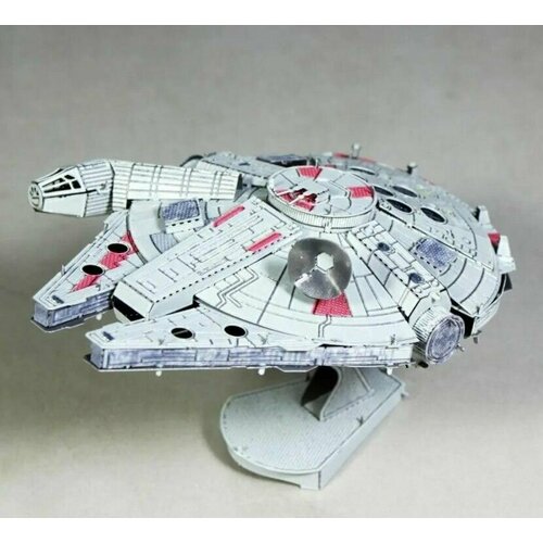 фото Металлический конструктор / 3d конструктор / сборная модель star wars millennium falcon 3d metal model