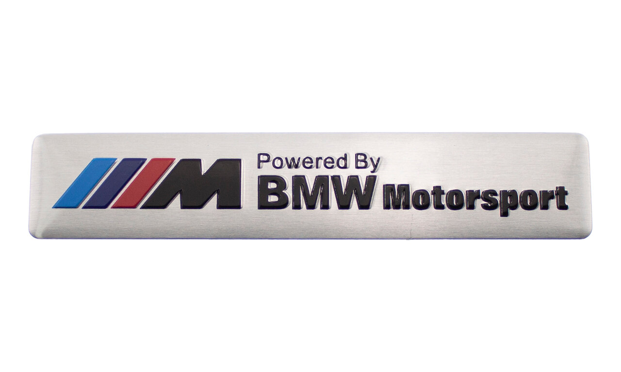 Эмблема универсальная BMW Motorsport алюминий