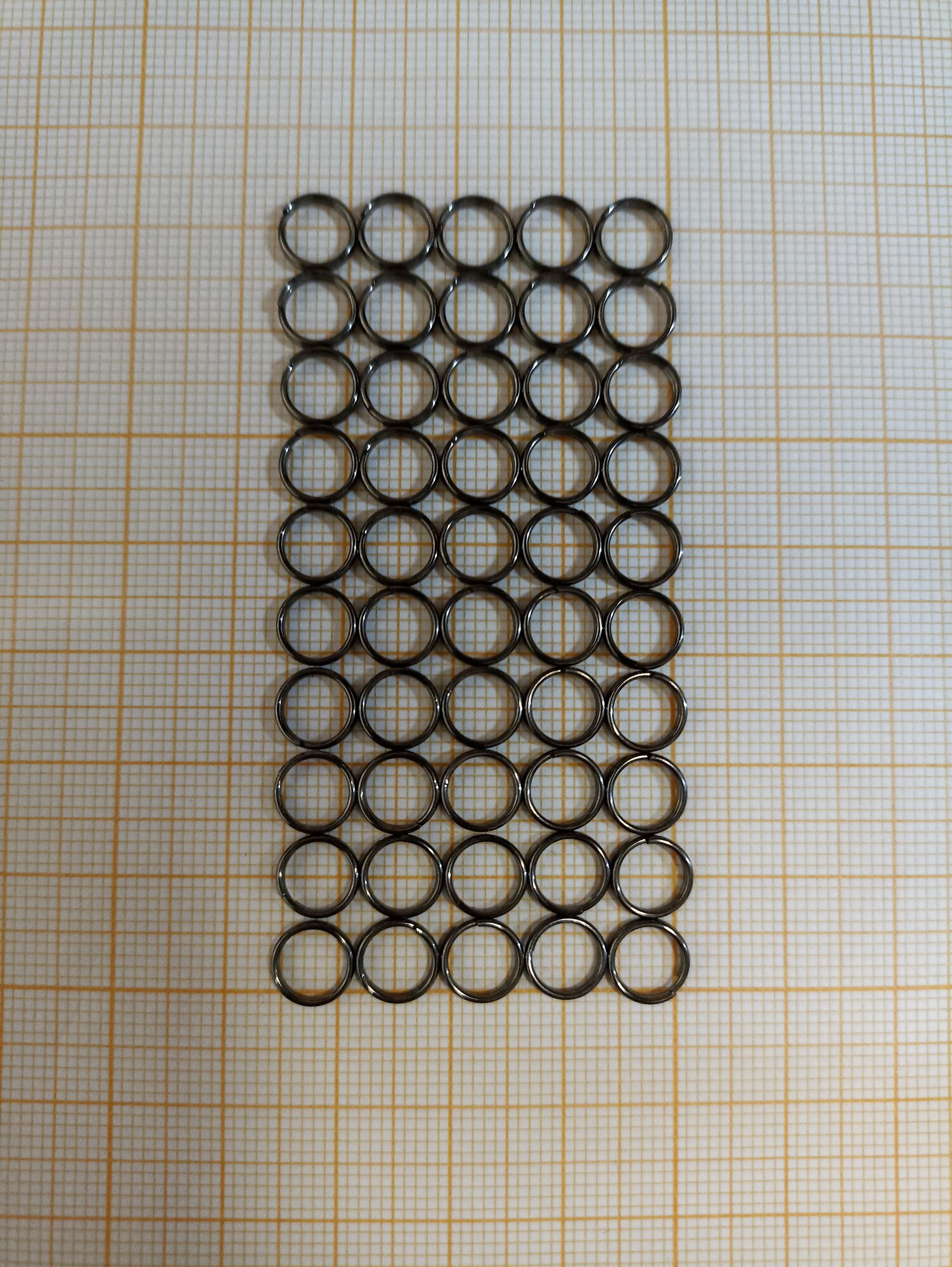 Заводное кольцо для рыбалки Fysadei 6 мм 50 штук выдерживает нагрузку до 12 кг