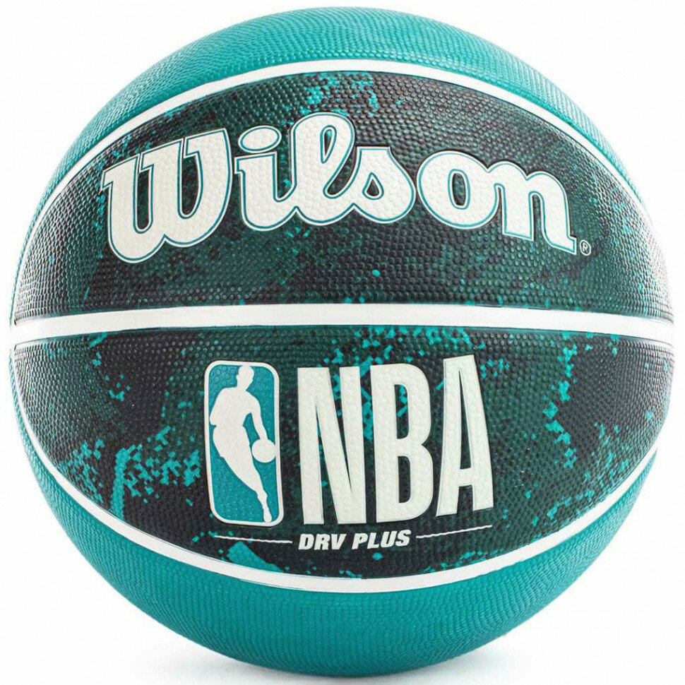 Мяч баскетбольный WILSON NBA DRV Plus WZ3012602XB7 р.7 бирюзовый