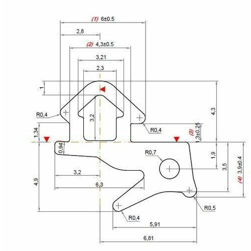 (SCLVK09S) Уплотнитель для профиля VEKA 253 (рама, стеклопакет), EPDM, чёрный, 400 м