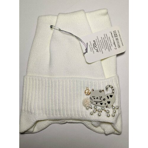 фото Шапка sirius, размер 2-3, белый