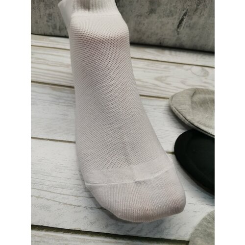 Носки Turkan, 5 пар, размер 41-47, белый, черный, серый носки мужские черные turkan 5пар