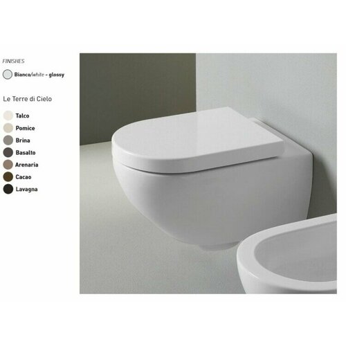 Унитазы Cielo Унитаз Enjoy подвесной цвет-Gloss White (EJVS)