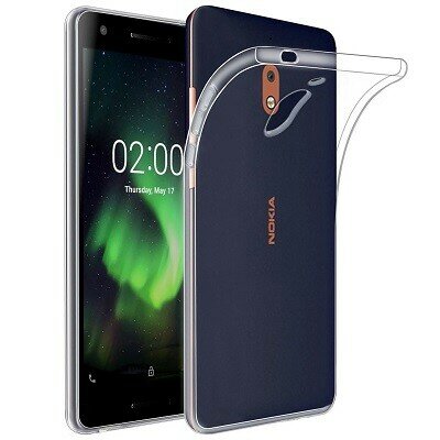 Силиконовый чехол накладка прозрачный для Nokia 2.1