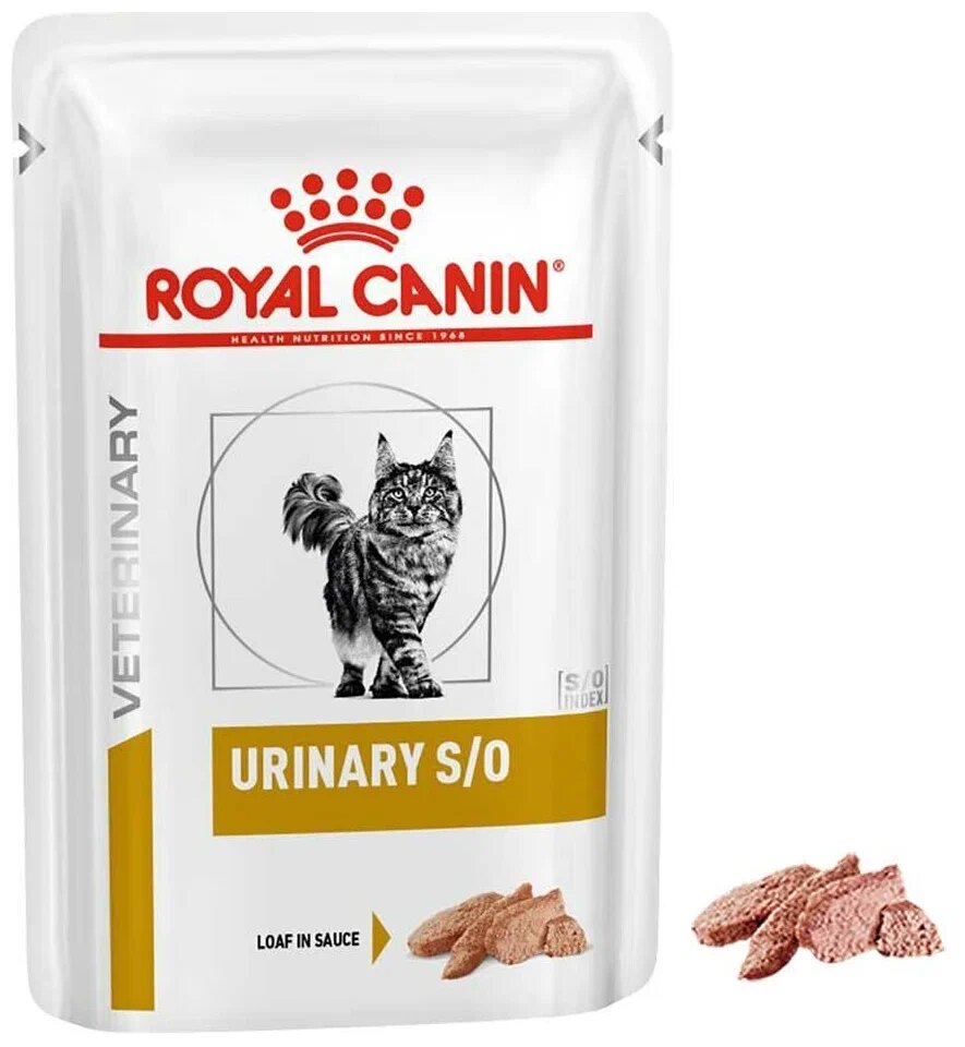 Корм Royal Canin Urinary S/O (паштет) для кошек при МКБ, 85 г x 12 шт - фотография № 11