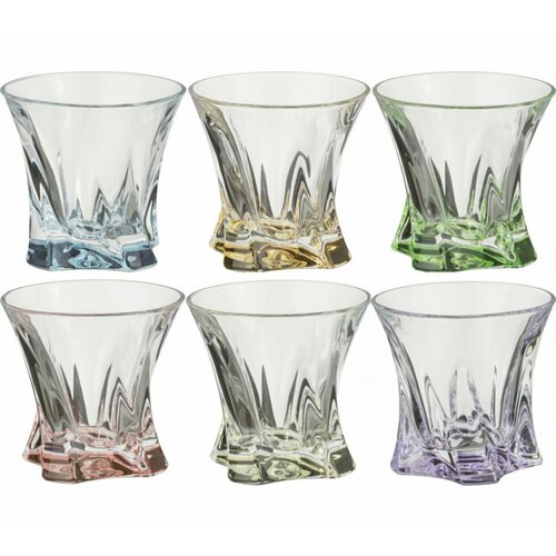 Набор стаканов для виски 310 мл ассорти Aurum Crystal