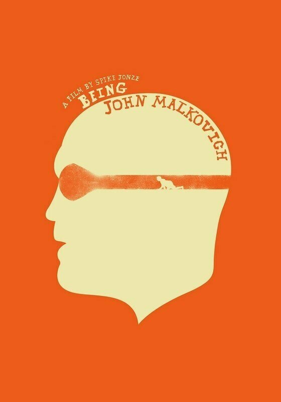 Плакат постер на бумаге Быть Джоном Малковичем (Being John Malkovich) Спайк Джонс. Размер 21 х 30 см