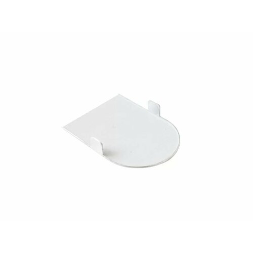 Накладка декоративная для скрытых петель, 120x30 мм, алюминий, белый, 4 шт