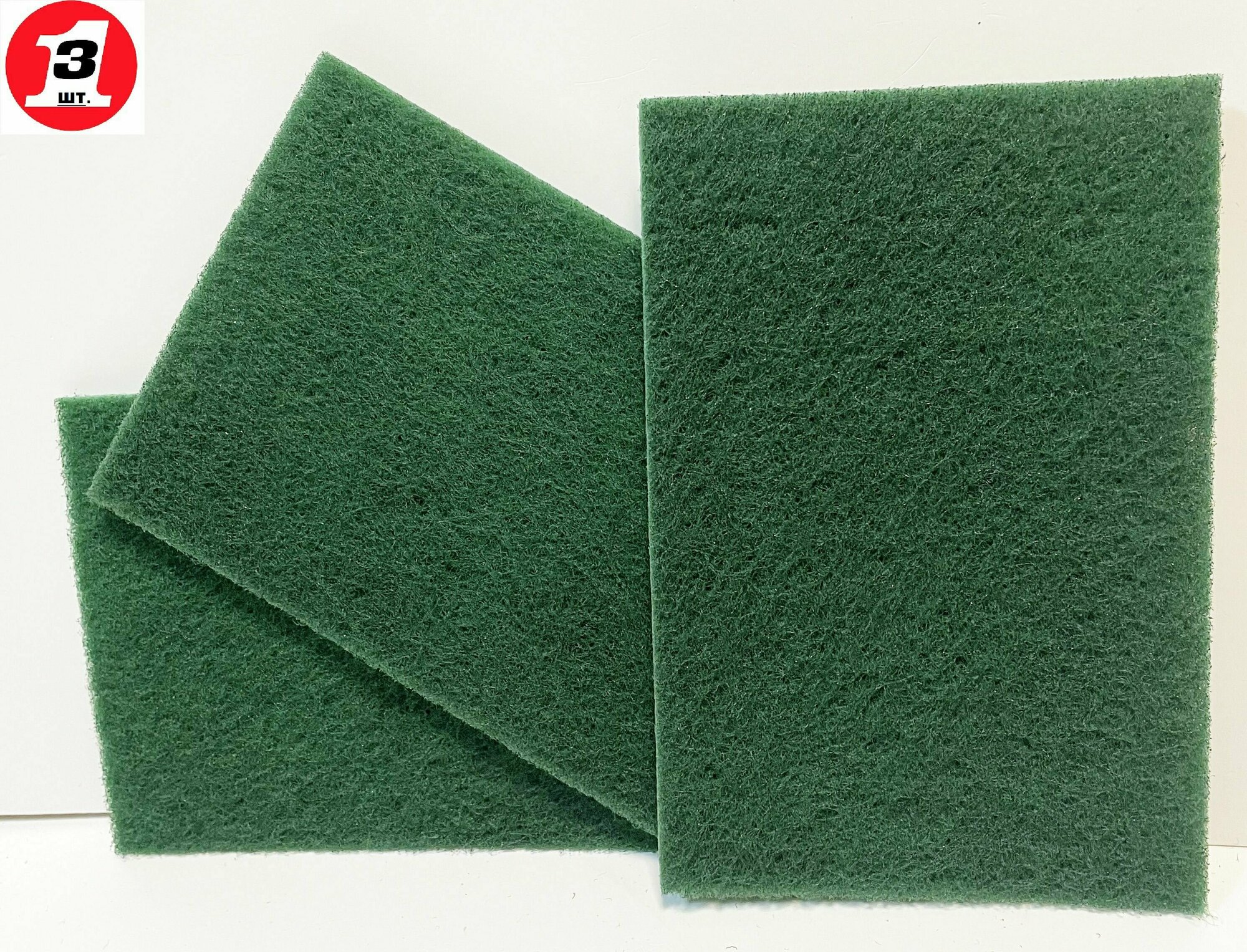 Лист шлифовальный RoxelPro скотч-брайт 152х229мм войлок шлифовальный FINE р-320 зеленый комплект-3шт.