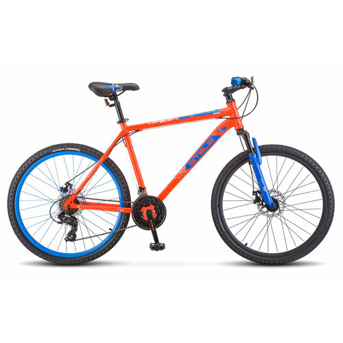 фото Горный (mtb) велосипед stels navigator 500 md 26 f010 (2019) рама 18" красный/синий
