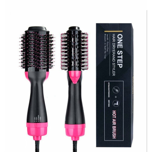 Фен-щетка для волос Расческа с ионизацией One Step Фен-щётка расчёска-фен для волос Hair Dryer 3 в 1 98900₽
