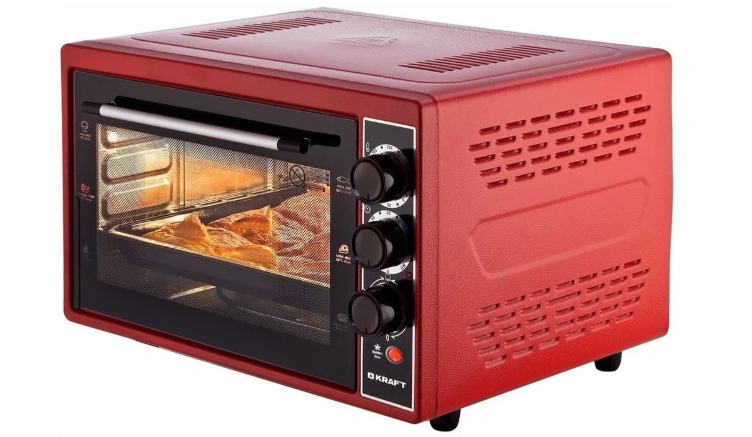 Мини-печь Kraft KF-MO 3800 W белый