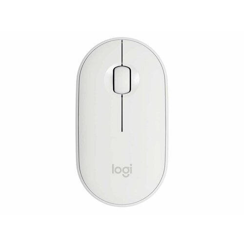 Мышь беспроводная Logitech Pebble M350, 1000dpi, Bluetooth, Wireless/USB, Белый, 910-005716 logitech мышь logitech wireless mouse m350 purple 910 006654