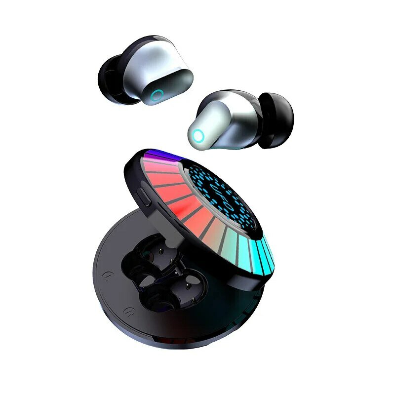 Беспроводные наушники TWS UFO K90, bluetooth гарнитура для телефона и компьютера, iOS, Android, Windows, HarmonyOS, MIUI, черные, Pricemin