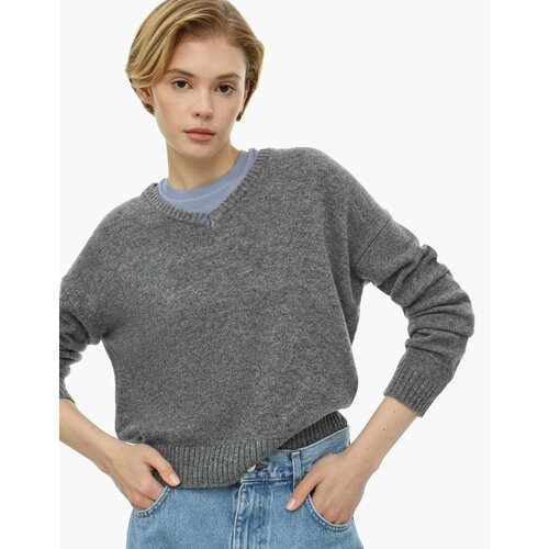 Джемпер Gloria Jeans, шерсть, размер L (48-50), серый