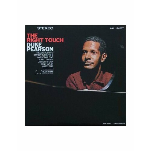 виниловая пластинка pearson duke the phantom tone poet 0602508811364 0602438798377, Виниловая пластинка Pearson, Duke, The Right Touch (Tone Poet)
