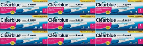 Изображение товара Тест на беременность Clearblue Plus, 9 уп