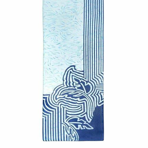 фото Шарф roby foulards,160х40 см, синий