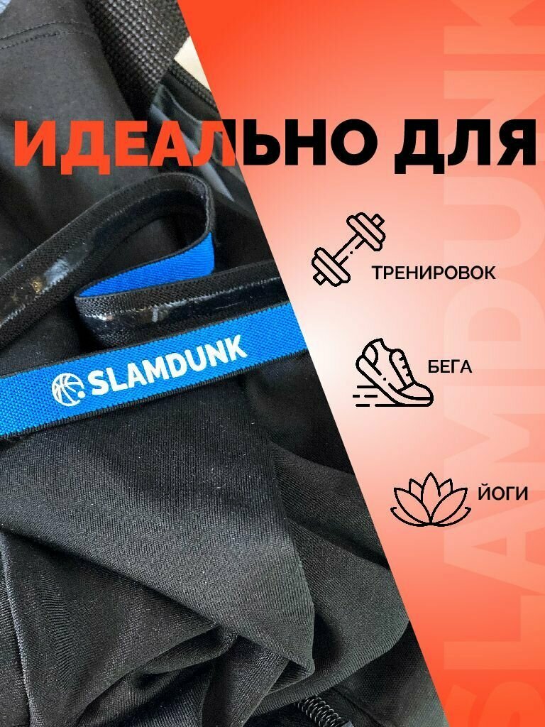 Картинки Повязка SLAMDUNK Базовая коллекция для мужчин и женщин, размер OneSize, синий