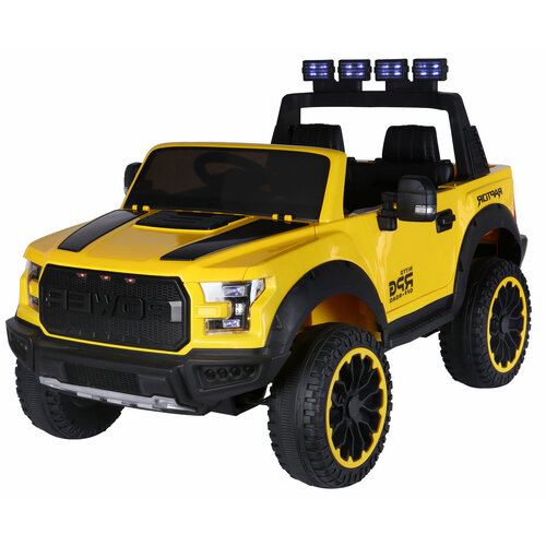 FUTAI Электромобиль FORD RAPTOR 12V (полный привод, EVA) - XHD-F150-YELLOW