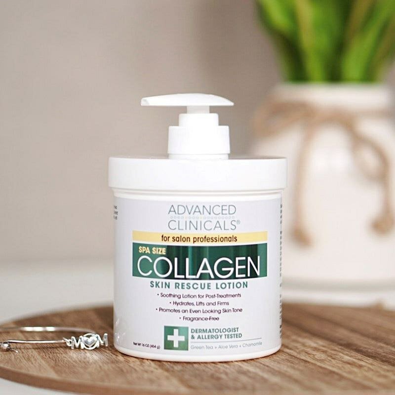 Advanced Clinicals Лосьон для тела Collagen Skin Rescue Lotion, 454 мл