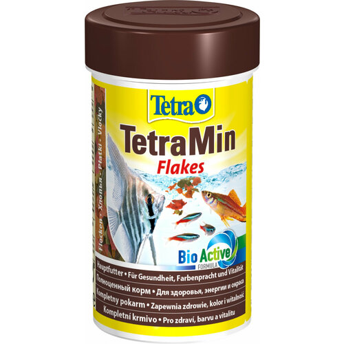 Корм для всех видов рыб Tetra TetraMin Flakes 100 мл, хлопья