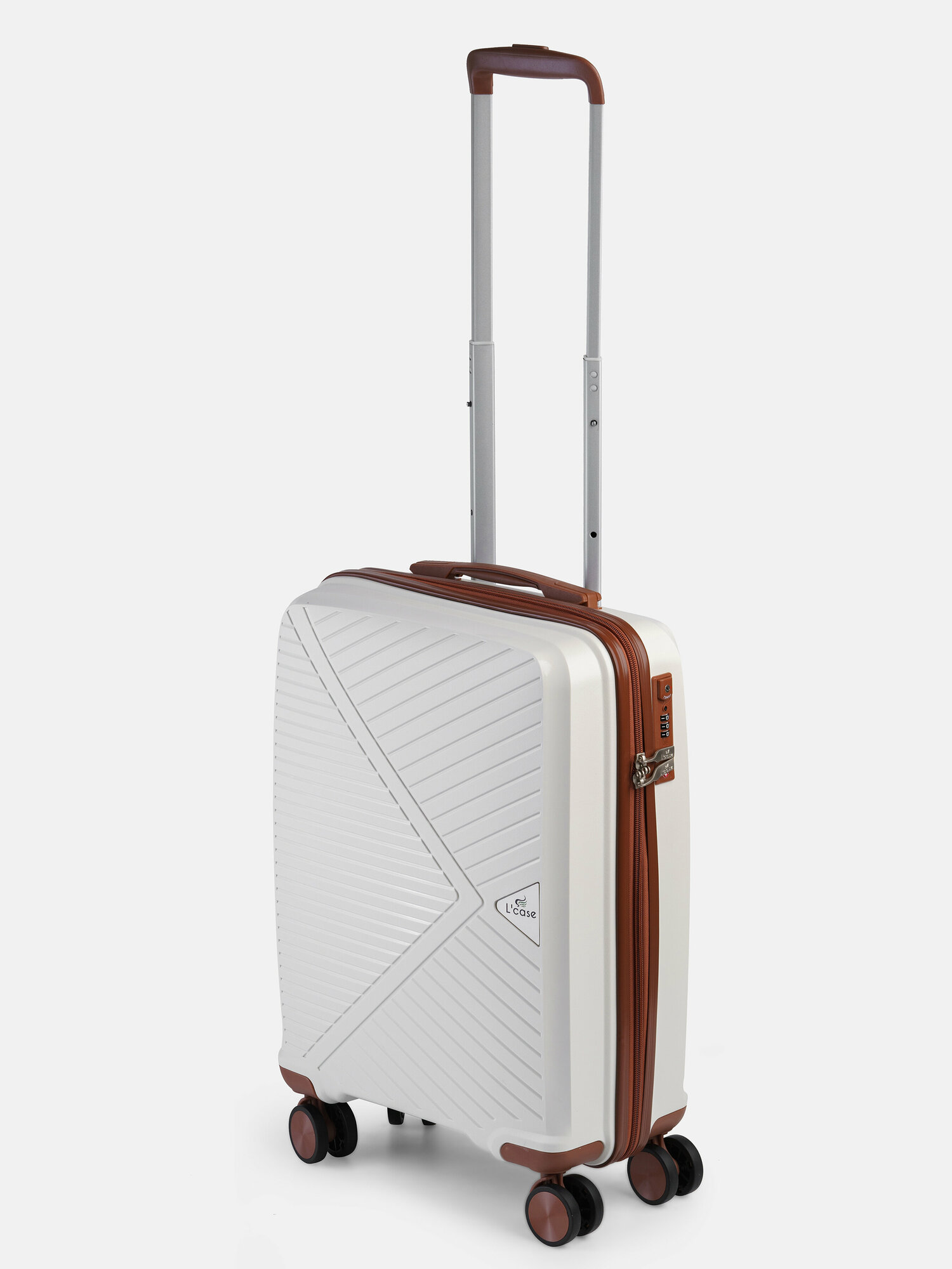 фото Чемодан из полипропилена L'case Lyon (размер S), белый